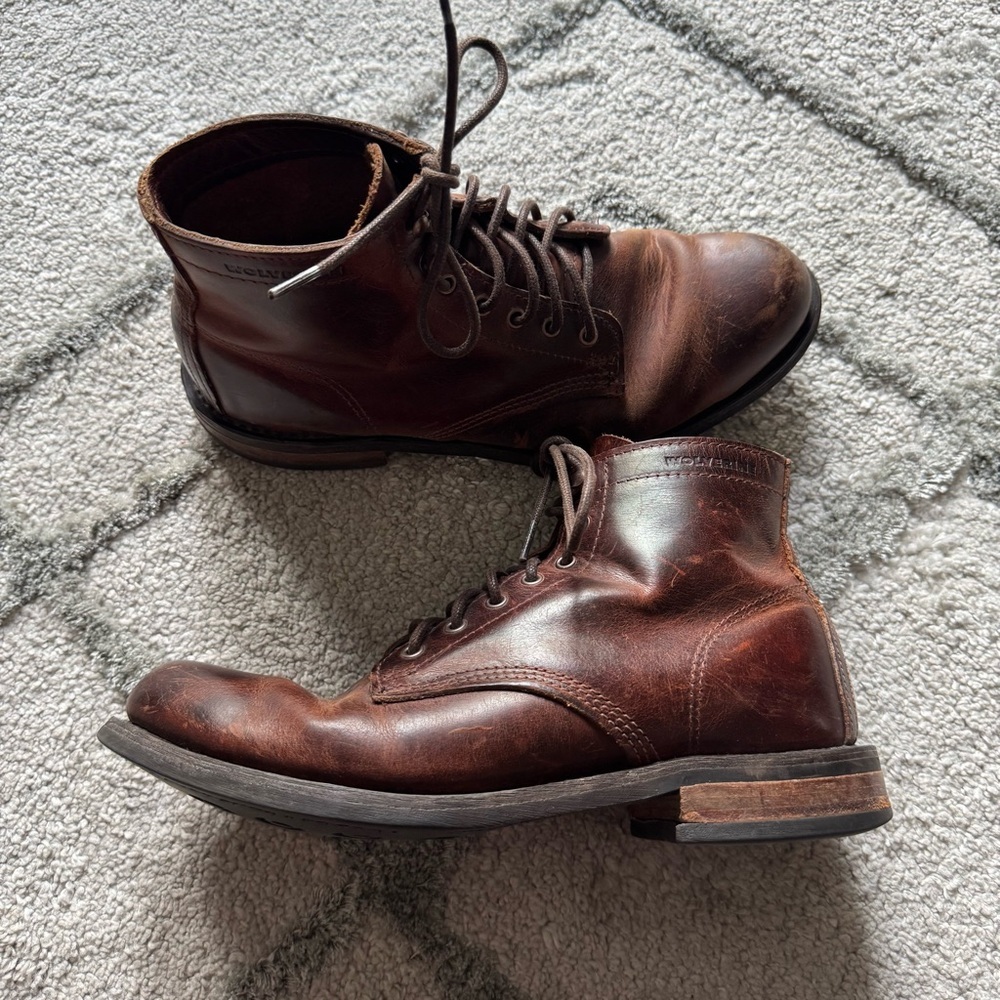 Wolverine Brown Leather Men's Boots